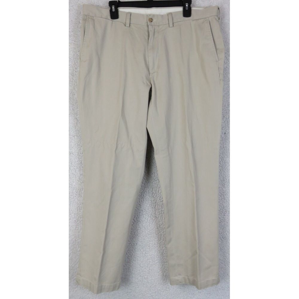 Mens Polo Ralph Lauren Chino Pants Size 38/32 Beige Preppy Classic Normcore